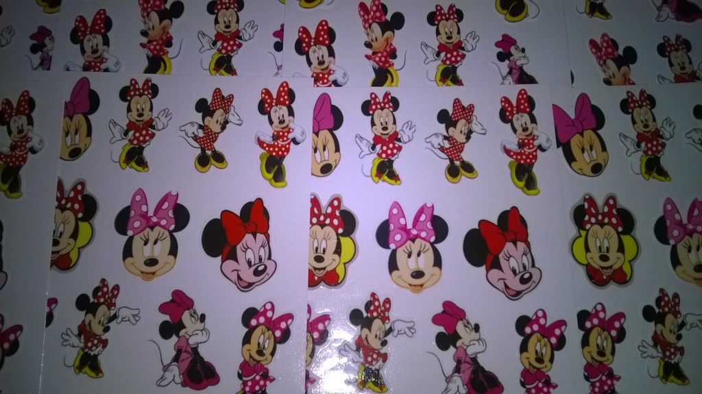 Sticker Kotak Print Tema Minnie&nbsp;Mouse