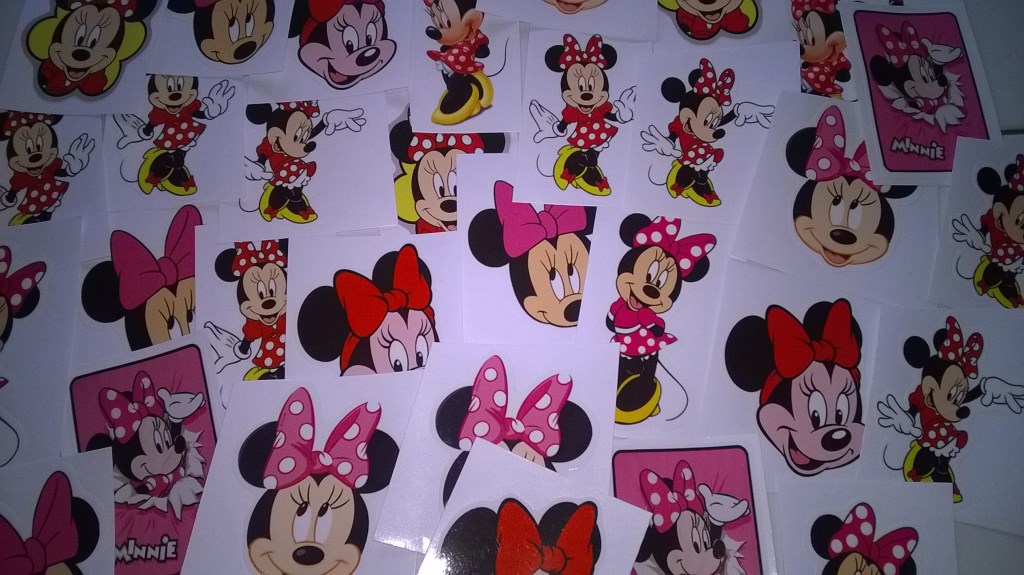 Sticker Vinyl Print Tema Minnie&nbsp;Mouse